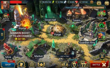 Starter Account Level 36|98 K Energy|8500 Gems|Mythical Gizmak|Gnishak|Wight Queen|Ursala||whisper