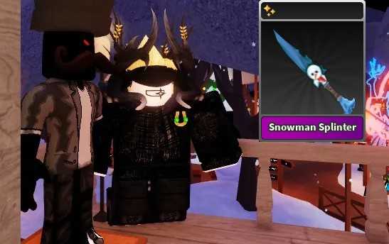 | Survive the Killer! Snowman Splinter - Slycer | Roblox