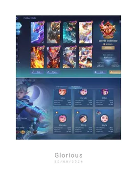 [CHANGEABLE EMAIL] 9 LEGEND | 27 COLLECTOR | 2 NARUTO SKINS | 2 JUJUTSU SKINS | 6 KOF SKINS | 429K POINT COLLECTION (-70K FOR GALAXY)