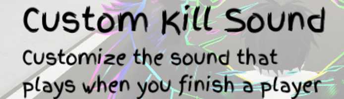 Jujutsu Shenanigans Custom Kill Sound