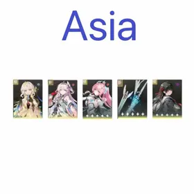 Asia lv8 Aemeath+weapon+Dania+CHISA+Suisui+random 4 stars, The novice pool has not been moved