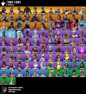 👑 [PC/PSN/XBOX] 101 SKINS 🍀 IKONIK 🍀 TRAVIS SCOTT 🍀 GLOW 🍀 OGSTW