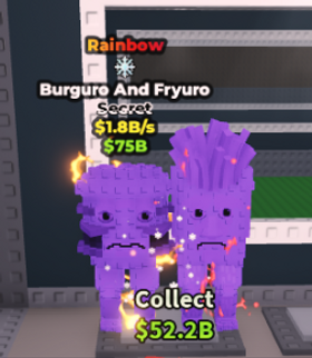 Burguro and Fryuro Rainbow 1.8B/s - Steal a Brainrot