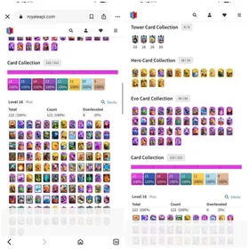 [RARE CR XP 90 FULL MAX AUGUST UPDATE] 16 HEROS CARD] 42 EVOLUTION] 122 CARD MAX LEVEL 16] 122 CARD MAX LEVEL 15] 122 CARD MAX LEVEL 14] 60% DISCOUNT SHOP] 2021/19 WIN BADGE RARE]14000+ TROPHY] KT LEVEL 16] BEST DEAL EVER ]