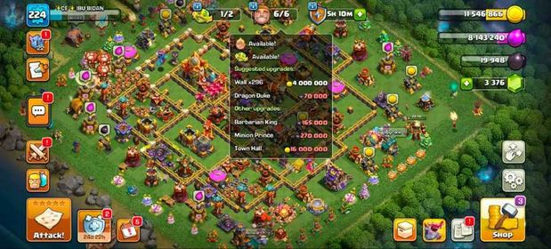 TH16 FULL MAX DEFENCE TROOPS ➤ EPIC EQUIPMENT MAX ALMOST ➤ [ 3X HEROS MAX-77-95-78-70-45 ] ➤ JUST WALLS LEFT ➤ 2700 W.S ➤ TH16 MAX