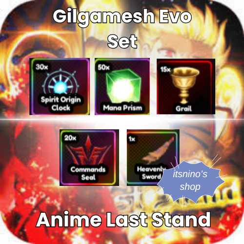 Anime Last Stand Account For Sale [ANIME LAST STAND] - GILGAMESH EVO BUNDLE *CHEAPEST* {FAST}