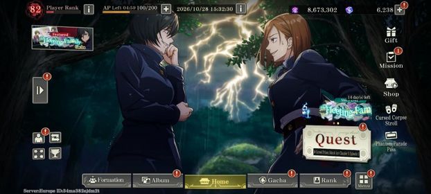 (Global EURO) Good Account 16 Limited + 6K Cubes + Uraume + Yaga Blue + Shoko + Choso + Mei Mei + Another SSR
