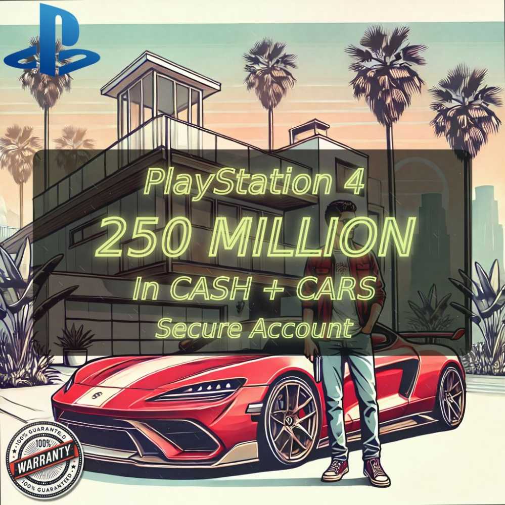 [PS4] 250 Million CASH + CARS + 1-30 RP Level (Total Assets of 20M ...