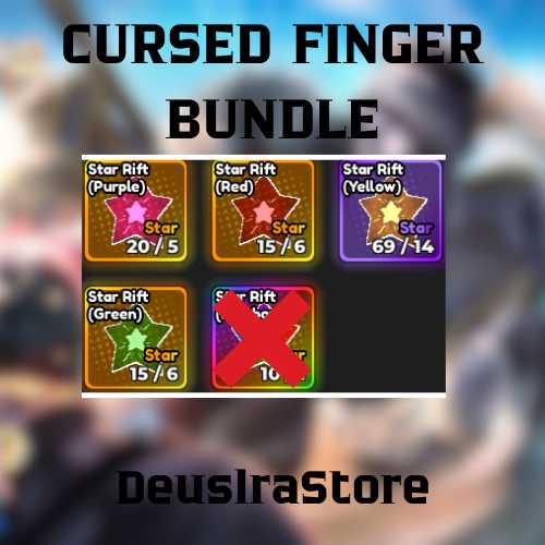 Anime Defender Curse Prince Evolve Bundle All Rifts Fast Delivery (NOT RAINBOW)