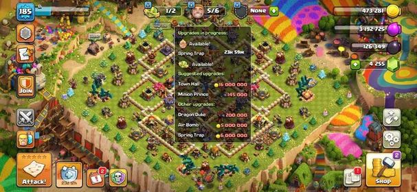 Th16 Max [800-Cwl Medel] | Hero-95-95-70-45 | Equipment-15-Epic  Max | XP-185 | NC-Yes | BEST-DEAL