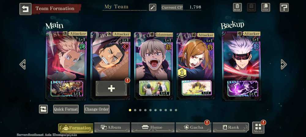 GLOBAL [ASIA] STARTER GOJO + SIGN MEMO GOJO NONSTANDAR + NOBARA AWAKEN ...