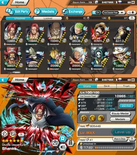 LVL 13 - 4 EX META 3 MAX - SHANKS V1 MAX - SAHANKS V2 MAX - NUSJURO MAX - ROGER - SUPPORT 113 - BR793
