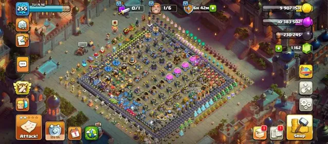Th 18 close max💥Hero 105 108 95 80 25💥10 Epic max💥max Defence💥3 paid scenery💥max pet