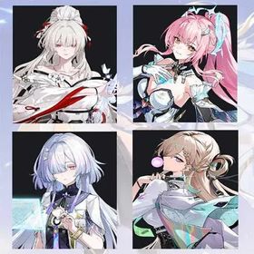 Asia lv 8| Hiyuki + Aemeath + Mornye + Lynae | Random 4 stars |The novice pool is not used
