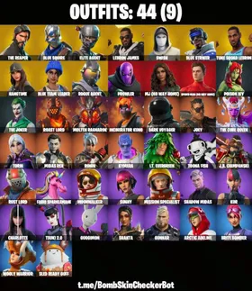 The Reaper, Take the L, Elite Agent, Blue Squire, Blue Team Leader, Swish | 44 Skins [Full Access] Psn, Xbox, PC