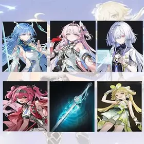 Asia lv 8| Qingxiao + Denia + Mornye + Lupa + Qingxiao Weapon + verina | Random 4 stars |The novice pool is not used