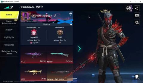 ASIA | 2 ETERNAL:M4A1-Blight's Embrace,M1887-Netherflame|2 Limited|Melee: Katana-DarkMeteer|7 Ultra Guns|Check SS BS4015B