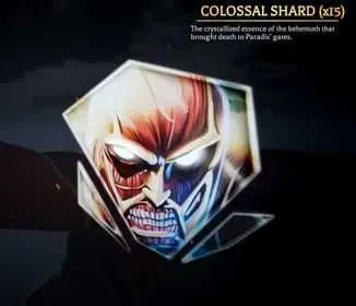 [AOTR] 6X COLOSSAL SHARDS (FAST DELIVERY) [Attack on Titan: Revolution - ROBLOX]