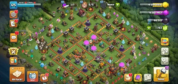 Rare 3435 War star Dragon statue Th 10 fully max ll old decorations ll Leauge queen ll 1495 cwl token ll nc yes