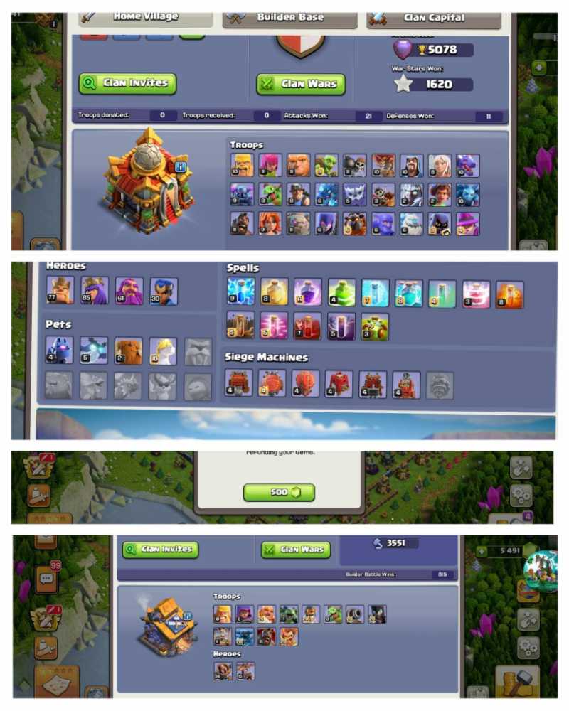 No.174 Th16 max Exp217 5.4k gems Hero77856130 All Hero equipment