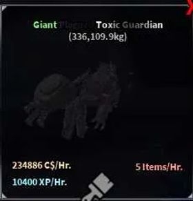 FISCH Roblox 🐟 | Aquarium fish 234k/hr | Giant Plagued Toxic Guardian (UNAPPRASIED)