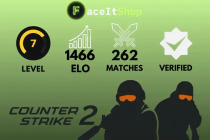 ☀️🏝️ SUMMER SALE - 10% 🏝️☀️7 LVL FACEIT✅1466 ELO✅262 MATCHES✅|VERIFICATION|