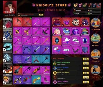 🐲Blox Fruit | 10m Pirate Bounty + 6 Race V4 + All Melee V2 + 4 Mythical Fruits + Leviathan Shield + CDK+HS+S.Guitar | Visit my shop for more epic deals!