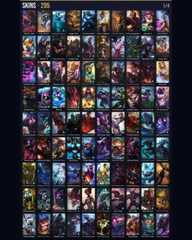 🌍 EUW ⭐ Unranked 🎨 295 Skins 🏆 172 Champions 💙 50K BE 📈 Level 190 🔥 Riot Kayle 🏅 3 Three Honors 🏅 2 Prestige 🏅 Riot K-9 Nasus 🏅 Hextech Annie 💎 4 Ultimate 💎 5 Mythic 💎 19 Legendary 🔹 Elementalist Lux 🔹 DJ Sona 🔹 Pulsefire Ezreal 🔹 Emumu m9170223146