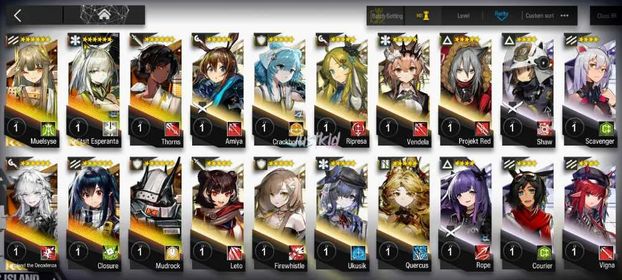 ARKNIGHTS GLOBAL STARTER 6*6 , 3 LIMITED KALTSIT ALTER,LAPPLAND ALTER,MUELSYSE , CLOSURE,THORN,MUDROCK