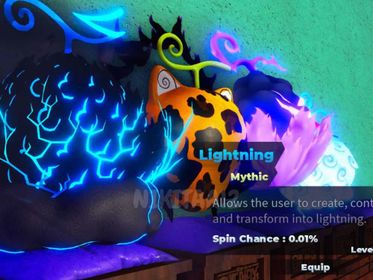 Soul, LeopardV2, Lightning, Okuchi (Mythic) Max Level, Soru Unlocked, Extra Gems | Premium Account | Fruit Battlegrounds | Instant Delivery