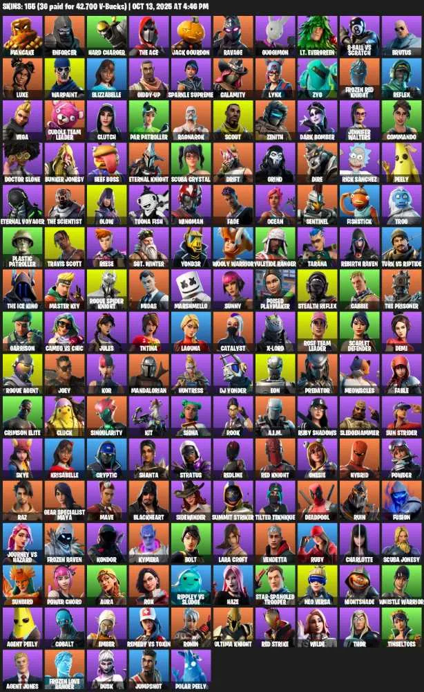 PC/PSN/XBOX Travis Scott, Dog Scotti, Scout, Scorcher Stealth Reflex