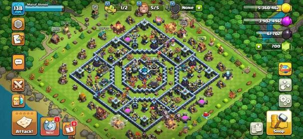 TH 13 MAX ACCOUNT|| BK 75 AQ 75 MP 50 GW 50 RC 25 || FREE NAME CHANGE || GOOD EPIC EQUIPMENT || LEGENDARY PIXEL SKIN