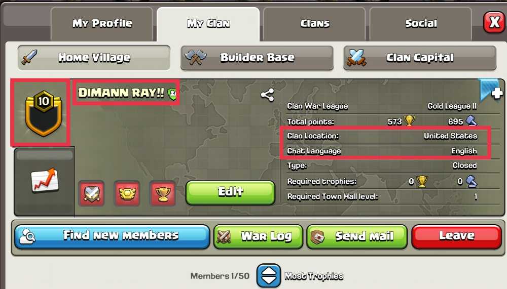 Clash Of Clans Clan Names