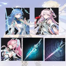 Asia lv 8| Qingxiao + Denia + Aemeath + Qingxiao Weapon + Aemeath Weapon | Random 4 stars |The novice pool is not used
