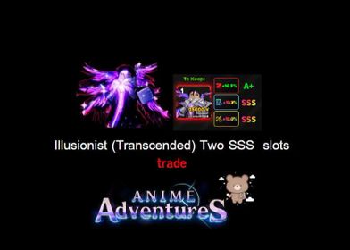 Illusionist (Transcended) Two SSS slots | (Trade) | Roblox Anime Adventures