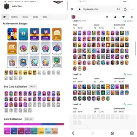 [RARE CR XP 85] KT LEVEL 16] 7 HEROS CARD] 29 EVOLUTION] 75 CARD MAX LEVEL 16] 107 CARD MAX LEVEL 15 ] 121 CARD MAX LEVEL 14 ]253 EMOTE RARE EXCLUSIVE ALSO ] 70% DISCOUNT SHOP] 14000 TROPHY] BEST DEAL