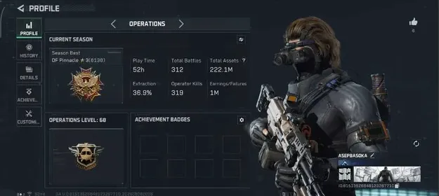GARENA|OL 60|TA 222M(Alloy 126M)|8 Legendary Weapon Skin, 10 Epic|Stash lv7|HQ lv5|CSD Lv6|Check Detail + Screenshot|DFC704