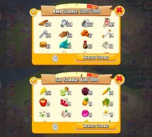 🔥BEST DEAL LEVEL 70🔥 BARN 3005:3000🔥 SILO 618:1000🔥4.4 MILLION COINS🔥484 DIAMOND 🔥CHECK PHOTOS 🔥INSTANT DELIVERY🔥