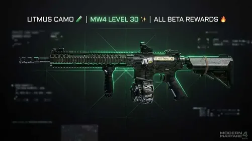 Litmus Camo 🧪 | MW4 Level 30 ✨ | All Beta Rewards 🔥