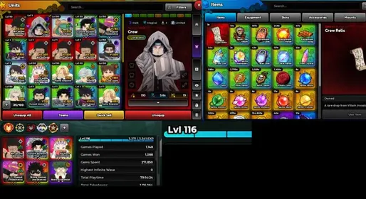 Anime Expeditions Level 116 | Itachi - Kenpachi - Toymaker (Unbound) - Puppet (Unbound) | Limited Top 5 Tournament Skin | Unverified | Instant Delivery [RBLx107]