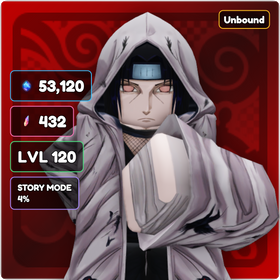 ✨Unbound Crow Itachi and Normal Shadow Megumi ✨ 432 Trait Rerolls✨ Secret ✨Instant Delievery✨Unverified Account✨ Anime Expeditions