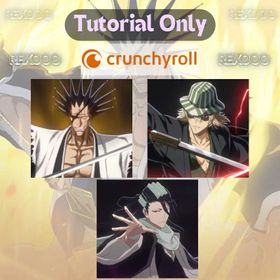 Starter · NA Crunchyroll · Kenpachi Zaraki + Kisuke Urahara + Byakuya Kuchiki · Tutorial Only · Instant Delivery