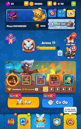 561% Crit|Throphy 3236|Arena 11|Card 39/81|4 Hero, 5 Legendary|16 Epic, 9 Rare 9 Common|Dungeon Chapter 3|Log MYGames|RR703