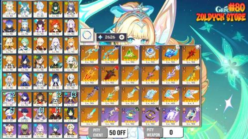 #80 Asia End Game AR60 Aether Size 64x5 Premium Team Vesna Sandrone (-sandrone) Nefer Flins Mavuika Skirk etc