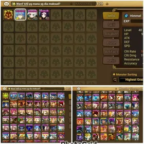 #SW594 [GLOBAL] 2 LD Nat5 LIGHT DARK ART MASTER Transmog + Chiron, Kinki | ALL FARM, RTA F3/C3 | Wind Paul, Fire Jin, Wind Hwoarang | 76 Monster *6