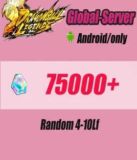 Dragon Ball Legend/Global Version [Android Only] 75000+ Time Crystal] + Random 0-4 LF || BIND ID || Story Completed || Fast Shipping