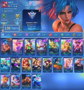 HERO 138 SKIN 252 | EMBLEM ALL MAX| EPIC KHUFRA | EPIC FREYA | EPIC RAFALE| HERO GOOD| SKIN GOOD| INSTAN DELIVERY