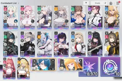 Asia | 22 Combatant(Inc Dupe) +Rita and 2 Partner | 9k Crystal and 10 Limited Pull | Partner Selector
