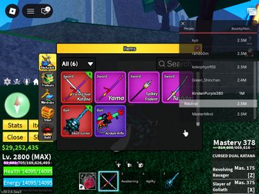 ID 611:LV 2800+Sanguine Art +CDK+SGT RACE MINK V4 FULL GEAR + Spirit Gravity Inven |Unverified Account|Auto Delivery|Blox Fruits