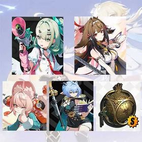 Asia|Female lv 8-12| Sunna + Ye Shunguang + Zhao + Lucia + Lucia Weapon  + Random 4-star character|Fast delivery